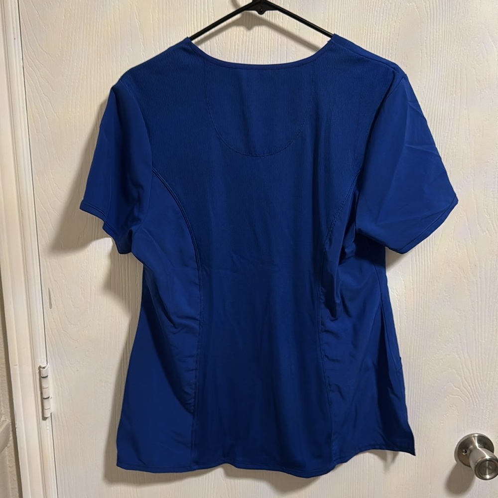 Cherokee Infinity Women’s Scrub Tops Large Bundle Of 3 Centric Healthcare Blue - Picture 10 of 13